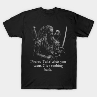 Pirate With A Parrot T-Shirt